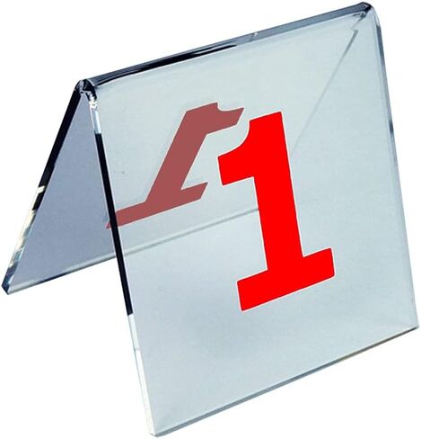 Table numbers, Acrylic Table Number Sets 3.1x2.7x3.1 Inches(41-50) in Kuwait