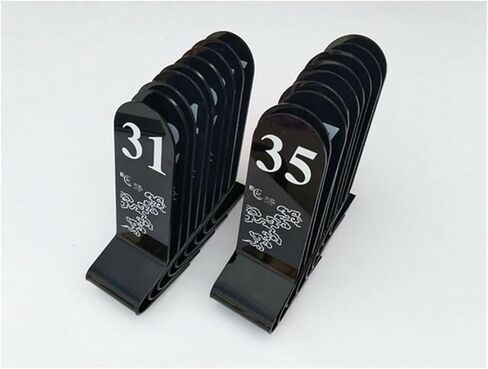 Table numbers, Table Numbers, Acrylic Set Black 2.4 X .7 .1 Inches(45672) in Saudi Arabia