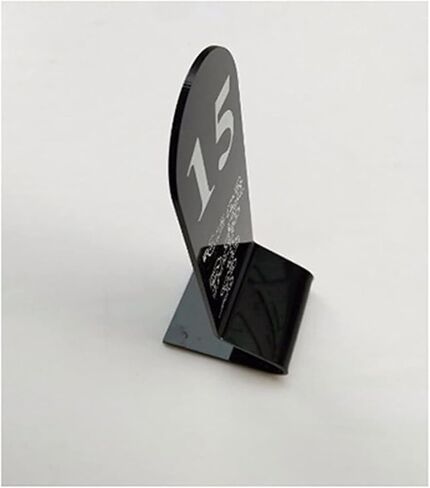 Table numbers, Table Numbers, Acrylic Set Black 2.4 X .7 .1 Inches(45672) in Saudi Arabia