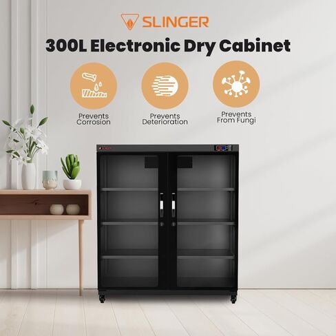 خزانة SLINGER الإلكترونية الجافة مع قفل مجمع، سعة 300 لتر in Kuwait