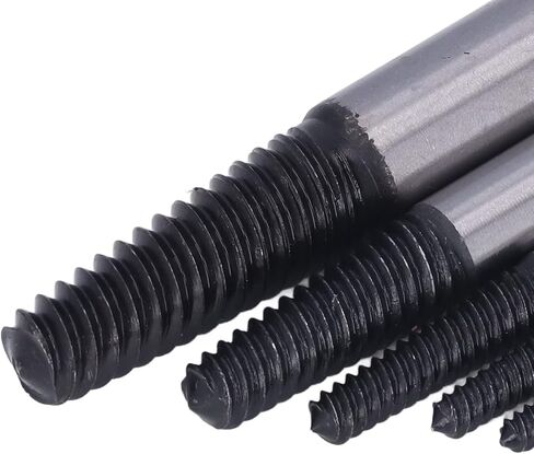 6Pcs Screw Extractor, Efficient Fast Damaged Screw Extractor Set, Carbon Steel Lightweight Portable Screw Removal Tool for Broken Screw in Saudi Arabia