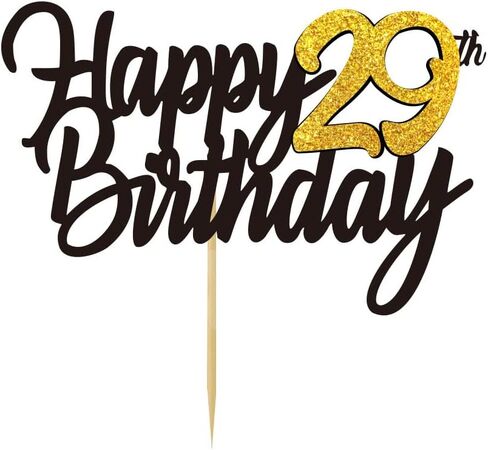 Happy 100th عيد ميلاد كعكة القبعات العالية بريق 100th الذكرى كعكة توبر 100 سنة أحب Bday الزينة 100 الذهب عيد ميلاد كعكة الزينة مائة لوازم الحزب للنساء الرجال (الذهب الأسود) in Kuwait