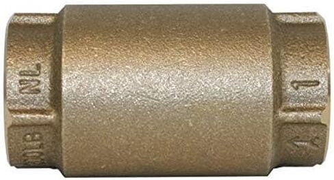 Merrill CVNL125 1-1/4" صمام فحص نحاسي بدون رصاص 700 سلسلة، قفاز بدون دوران، زنبرك مقاوم للصدأ، مضخة مياه عمودية أفقية للري in Saudi Arabia