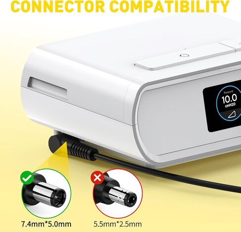 شاحن محول تيار متردد بقدرة 80 وات متوافق مع سلك طاقة إمداد الطاقة لمعدات سلسلة DreamStation من Philips in Kuwait