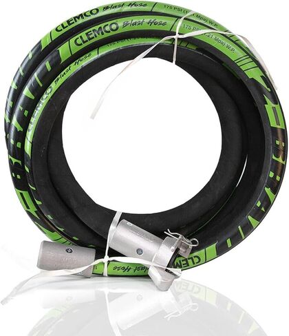 Model 23750C Sandblast Hose Assembly, 1/2" ID x 25 Ft, 2-Braid, Aluminum Quick Coupler & 3/4" NPS Thread Nozzle Holder – Heavy-Duty Abrasive Blasting Hose in Kuwait