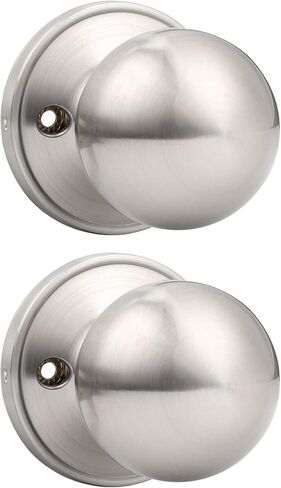 Probrico Dummy Door Knobs Brushed Nickel Single Inactive Ball Knobs Pack of 6 in Kuwait