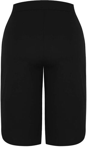 Capris for Women with Pockets Plus Size Casual Drawstring Elastic Waist Workout Yoga Pants Lightweight Lounge Trouser in Saudi Arabia