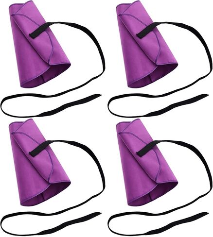4 Pcs Clarinet Cleaning Cloth, Silk Clarinet Cleaning Swab with Strap, Pratical Clarinet Cleaning Kit for Inside Tube, Suitable Piccolo Flute Sax Saxophone (Purple) in Saudi Arabia