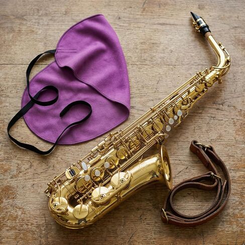 4 Pcs Clarinet Cleaning Cloth, Silk Clarinet Cleaning Swab with Strap, Pratical Clarinet Cleaning Kit for Inside Tube, Suitable Piccolo Flute Sax Saxophone (Purple) in Saudi Arabia