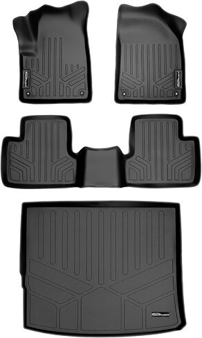 SMARTLINER Custom Fit Floor Mats 2 Row Liner Set Compatible with 2014-2023 Jeep Cherokee in Saudi Arabia