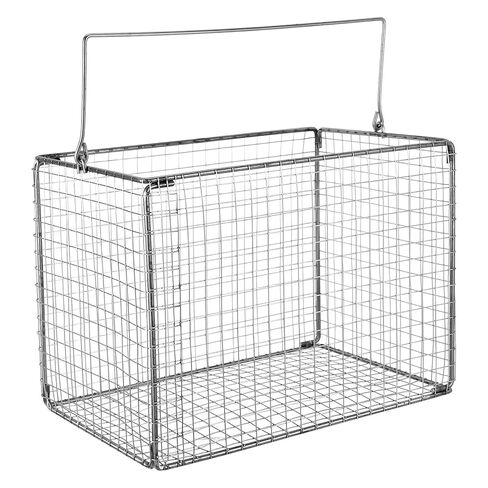 Dip and Drain Basket, Stainless Steel Ultrasonic Washing Basket, Mesh Cleaner Accessory for Laboratory Industrial Parts Eyeglass and Cosmetic Cleaning in Kuwait