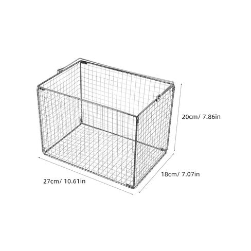 Dip and Drain Basket, Stainless Steel Ultrasonic Washing Basket, Mesh Cleaner Accessory for Laboratory Industrial Parts Eyeglass and Cosmetic Cleaning in Kuwait