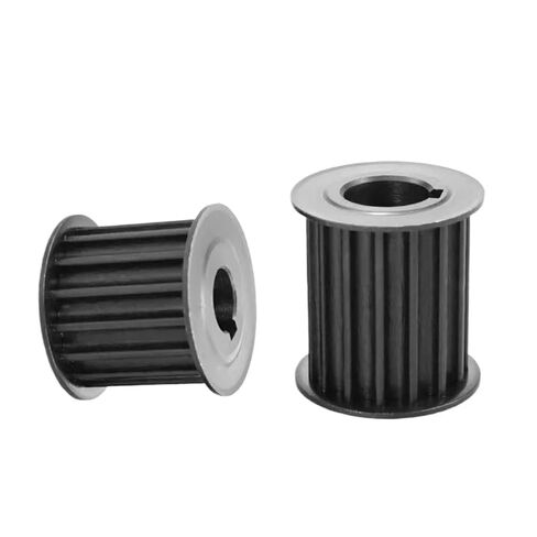 Timing Pulley HTD 8M-10Teeth 45# Steel 8M Bore 6-15mm Belt Width 25/30mm 1Pcs(Bore 8mm,27mm (for Belt 25mm)) in Saudi Arabia