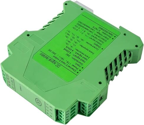 Signal Isolator Power Current Transmitter 4-20mA to 0-10v Distribution Signal Splitter 420ma Analog Isolation(2 in 2 Out,Output 1-5V_Input 0-10V_AC220V) in Kuwait