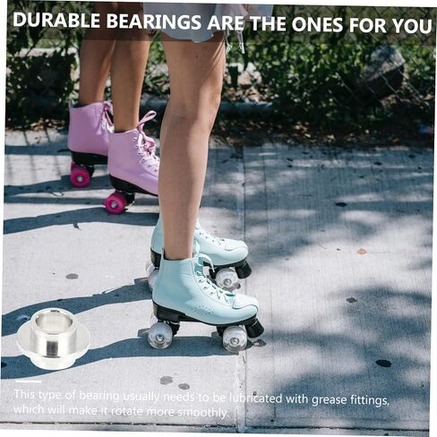 15Pcs Professional Roller Skate Bearings Durable Metal Axles for Inline Skating Sturdy Replacement Accessories for Skateboards and Scooters High Precision Functionality in Saudi Arabia