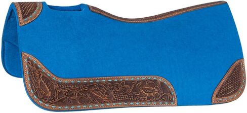 Tough 1 Buckstitch Barrel Saddle Pad Turquoise in Saudi Arabia