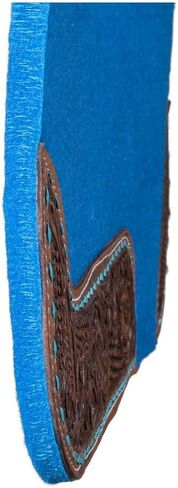 Tough 1 Buckstitch Barrel Saddle Pad Turquoise in Saudi Arabia