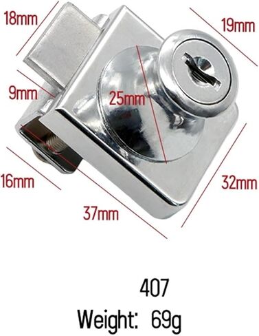 Zinc Alloy Lock Cabinet Drawer Combination 1Pcs in Kuwait