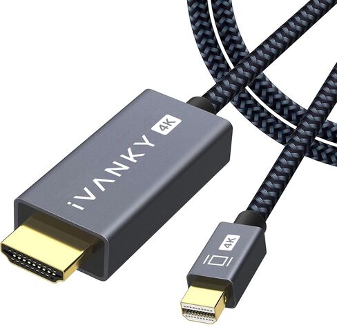 IVANKY 4K Mini DisplayPort to HDMI Cable 6FT, 4K@30Hz Thunderbolt to HDMI in Kuwait