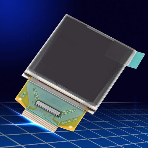 OLED Display, 1.5inch OLED Color Display Graphic Module for MP3, Function Cellphone, Smart Health Device(128x128 SSD1351 Serial Peripheral Interface) in Saudi Arabia