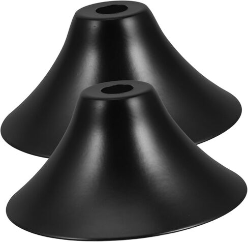 Uonlytech 2pcs Retro Style Horn Wall Light Lamp Holder Cup Light Fixture Replacement for Harp Lampshade Diy Lamp Base Socket Cup in Saudi Arabia