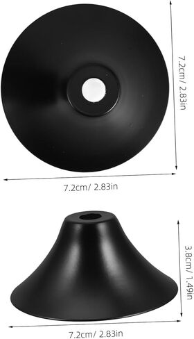 Uonlytech 2pcs Retro Style Horn Wall Light Lamp Holder Cup Light Fixture Replacement for Harp Lampshade Diy Lamp Base Socket Cup in Saudi Arabia