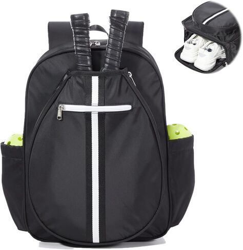 حقيبة ظهر بيكلبول تناسب من 2 إلى 6 مجداف، حقائب كبيرة لكرة المخلل للرجال والنساء مع حجرة للأحذية وخطاف سياج، هدايا رائعة لكرة المخلل in Kuwait