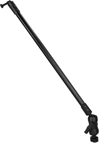 31.5" Kayak Camera Mount,360 Degree Adjustable Mount Compatible with Camera,with 1.5 Inch Ball T-Bolt Base for Most Track Systems in Saudi Arabia