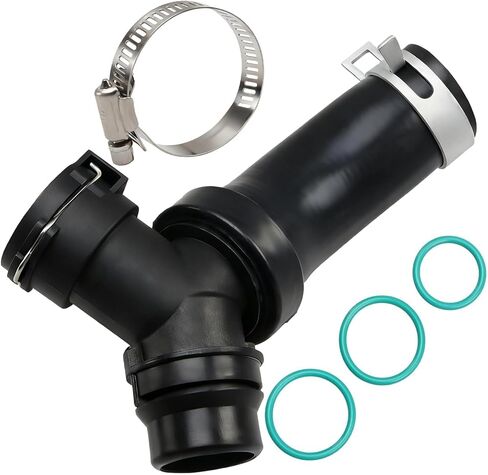 Engine Heater Hose T-Connector Pipe with Engine Radiator Coolant Hose O-Ring Seal Set Compatible with Ford F-150 Mustang Lincoln Mark Replace # DR3Z-8566-A in Saudi Arabia