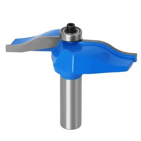 12 مم 1/2 بوصة ساق مستديرة فوق السكة والنمط مع رافعة لوحة التجويف 1 بت مجموعة لقم التوجيه لأدوات النجارة (12.7 مم) in Kuwait