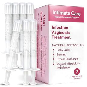 Bacterial Vaginosis Treatment, BV Treatment For Women, Natural Homeopathic Pre-Filled Vaginal Applicators for Odor, Itching, Discharge, BV, and Vaginal Microbiota Imbalance, 7-Pack in Saudi Arabia