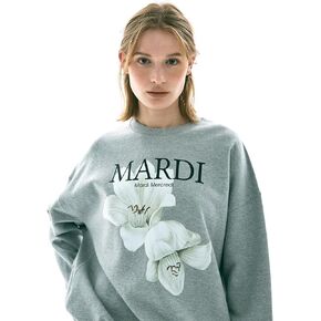 mardi mercredi Sweatshirt Lilies 05, Floral Graphic Crewneck, Relaxed Fit Women’s Pullover in Saudi Arabia