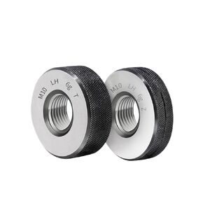 1 مجموعة (1 * GO + 1 * NOGO) 6 جرام دقة اليد اليسرى M57-M81 غير قياسي متري موضوع حلقة قياس أدوات القياس M57M58M59M60M61M62M63M64-M81(M74X1.5 LH T Z) in Kuwait