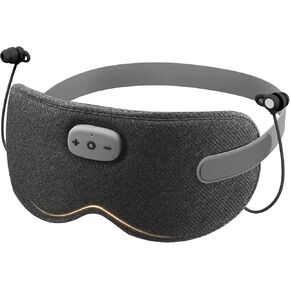 3D Sleep Mask with Bluetooth Headphones, Sleeping Earbuds with HD Mic, Sleep Eye Mask for Side, Zero Eye Pressure, Blackout Eye Mask for Sleep Travel, Elastic Band Eye Masks, for Men Women Gifts,Grey in Kuwait