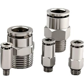 PC Pneumatic Air Pipe Connector PC8-02/POC Straight-Through 1Pcs(Pc4-m5(allcopper)) in Saudi Arabia