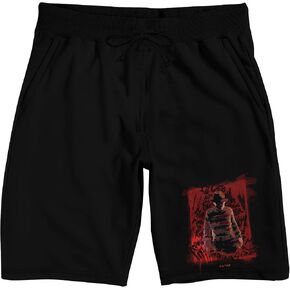 Nightmare On Elm Street Freddy Krueger Men's Black Sleep Pajama Shorts in Saudi Arabia