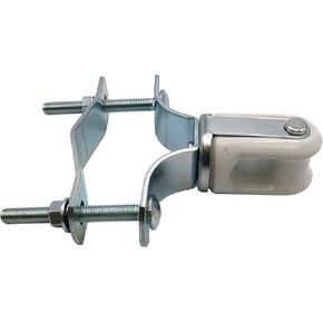 AP-10921، حامل أسلاك من البورسلين شديد التحمل وقابل للتعديل، سرج من الفولاذ المقوى، مشبك فولاذي قابل للتعديل يناسب أي أنبوب أو عمود، رأس سيراميك للكابلات أو الأسلاك كعازل in Kuwait