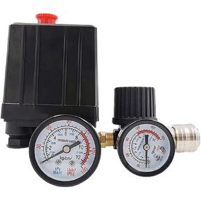 240V/380V Durable Regulator Duty Air Compressor Pump Pressure Switch Control Valve 7.25-125 PSI with Gauge(380V) in Kuwait