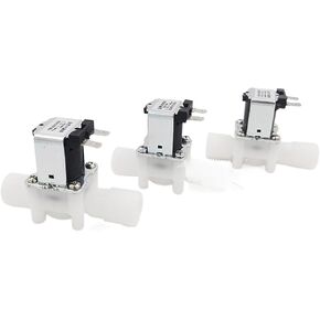 3Pcs/5Pcs Male Thread Water Solenoid Valve 12V/24V/220V Normal Closed Plastic Valve Drinking Water Controller Switch(3/4",AC220V_5PCS) in Kuwait