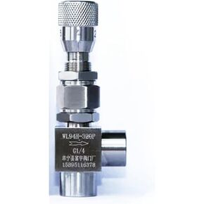 NPT Stainless Steel 304 Valve Adjustment Valve WL94H-320P Angle Flow Regulating Valve 32MPA(1/8",G Thread) in Kuwait
