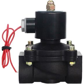 1PCS DN8-DN50 Plastic Solenoid Valve DN8 Normally Closed AC220V DC24V DC12V(3/8",DC12V) in Kuwait