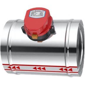 220V 12V 24V Stainless Steel 201 Damper Air Valve Motorized Check Valve for 3/4/5/6/8inch Pipe 80/100/125/150/200/250mm(125mm,24VDC) in Kuwait