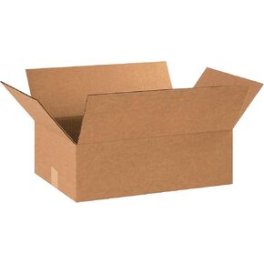 Flat Corrugated Boxes, 19-Inch x 13-Inch x 6-Inch, Kraft, 25/Bundle (19136) in Saudi Arabia