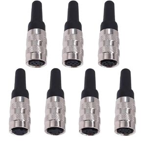 Sensor Connector M16 Male&Female 2 3 4 5 6 7 8 12 14 16 19 24Pin 1Pcs(Male,6p) in Saudi Arabia