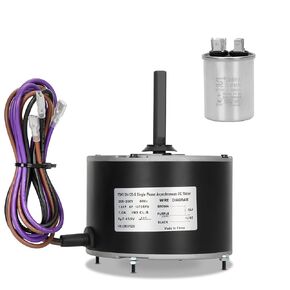 B13400251,1/6 HP محرك مروحة المكثف يستبدل Goodman B13400251، ge 5KCP39BGY926S، genteq 3S012، 208-230 فولت، 1075 دورة في الدقيقة، مع مكثف in Kuwait