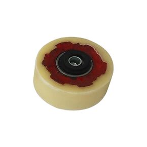 1 Pack 4 Inch Casters Heavy Duty Iron Core Nylon Load Bearing Wear Resistant Single Wheel Flat Drive Push in Saudi Arabia