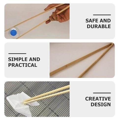 Holibanna 2 قطعة من مشبك التقاط القمامة الطويل القابل لإعادة الاستخدام وملقط القمامة المحمول أداة التقاط القمامة للصرف الصحي في الهواء الطلق وتنظيف الممتلكات in Kuwait