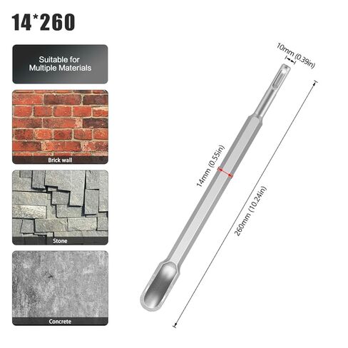 Drill Bits Set Tungsten Carbide Metalworking Bit Chisel Masonry Tools for Concrete Stone(14mmx260mm) in Saudi Arabia