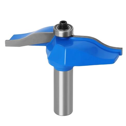 12 مم 1/2 بوصة ساق مستديرة فوق السكة والنمط مع رافعة لوحة التجويف 1 بت مجموعة لقم التوجيه لأدوات النجارة (12.7 مم) in Kuwait