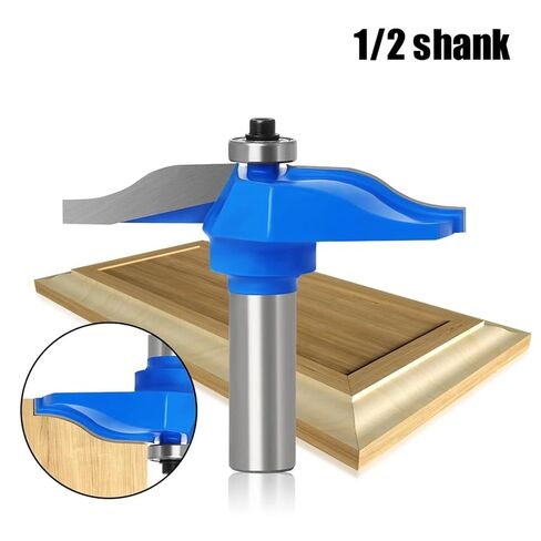 12mm 1/2" Shank Round Over Rail & Stile with Cove Panel Raiser 1Bit Router Bit Set Tenon Cutter for Woodworking Tools(12.7mm Shank) in Saudi Arabia